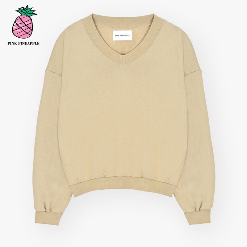 V-NECK SWEATSHIRT