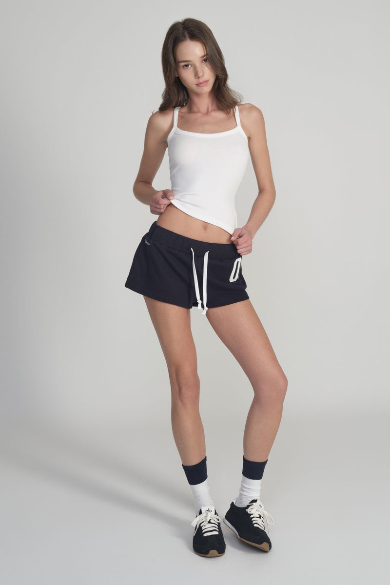 Basic fit layer sleeveless top, White