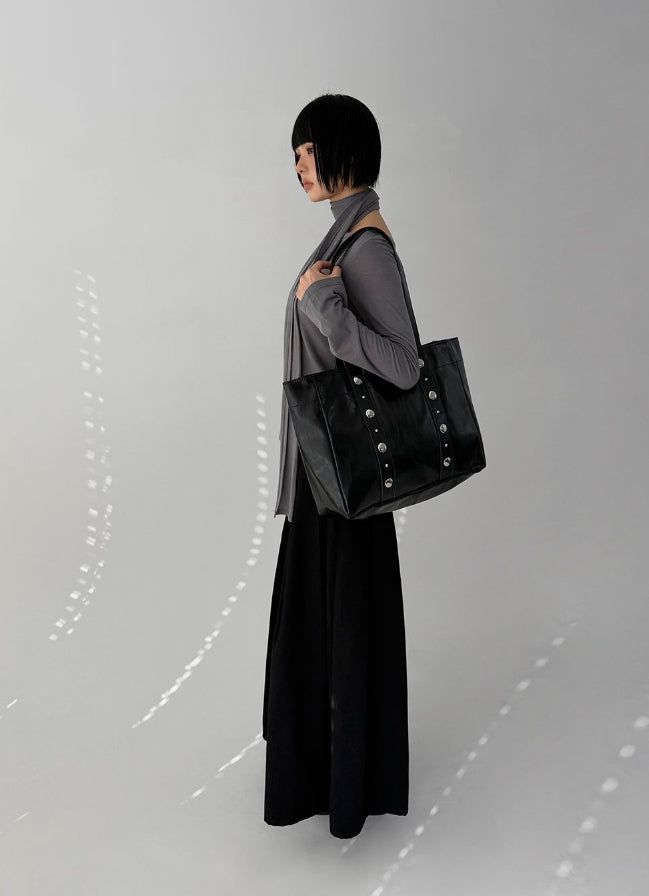 FLUID PLEATS LONG SKIRT