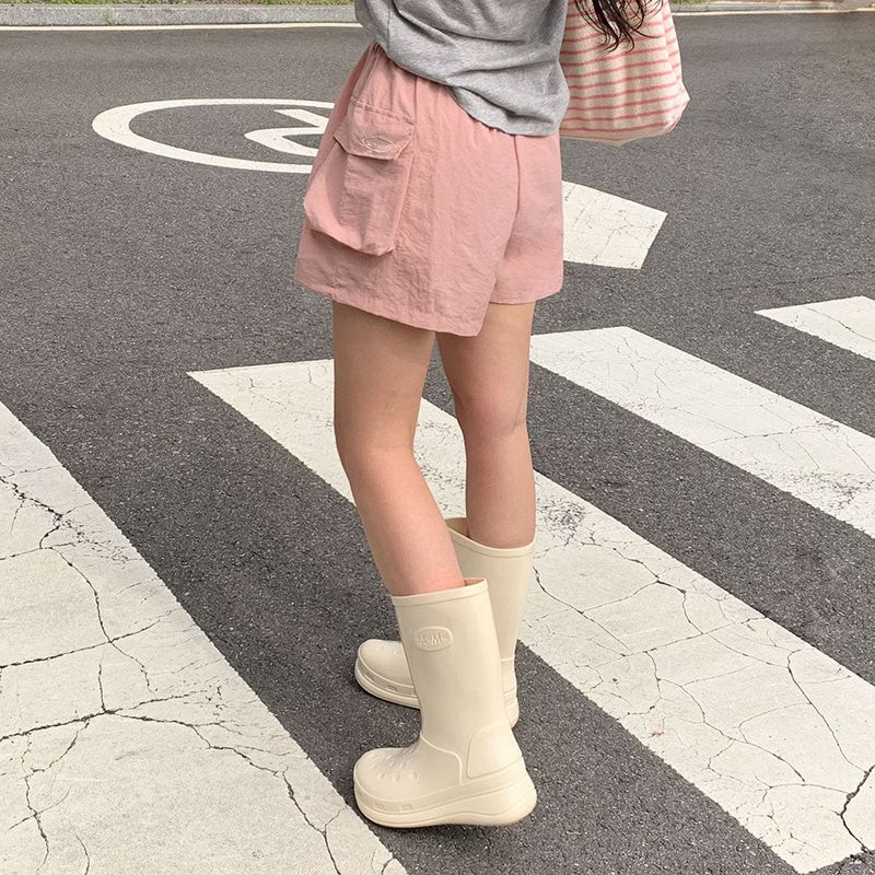 [BELLIDE MADE/2 size] biscuit cargo shorts