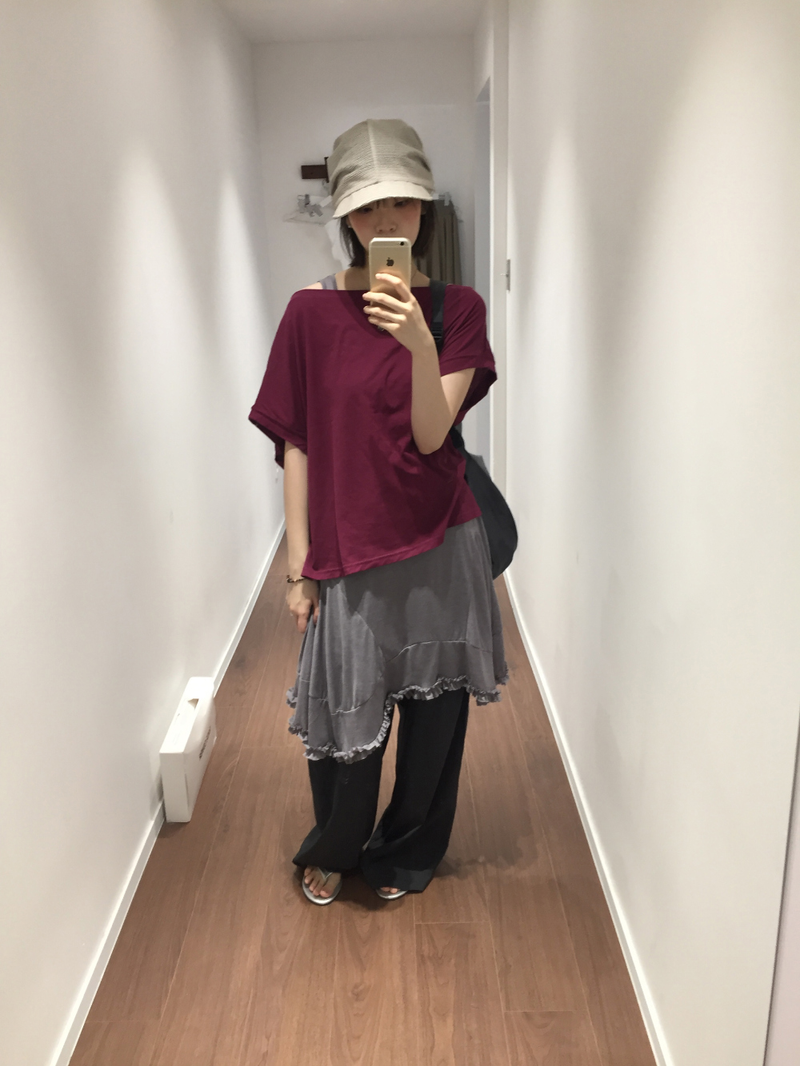 Fog off-shoulder t-shirt (4color)
