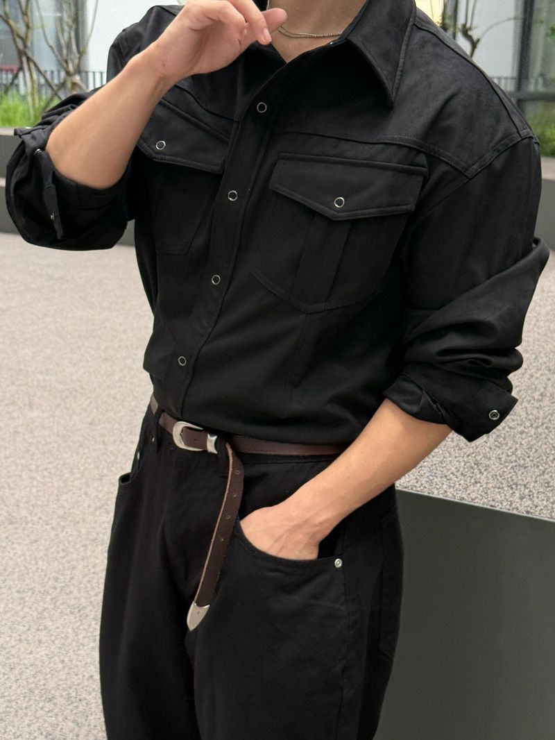 Yard suede western shirt