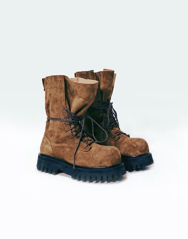 2PLAN（ツープラン）の「[Handmade/LAN ARCHIVE] Suede Long Desert Boots（Shoes）」