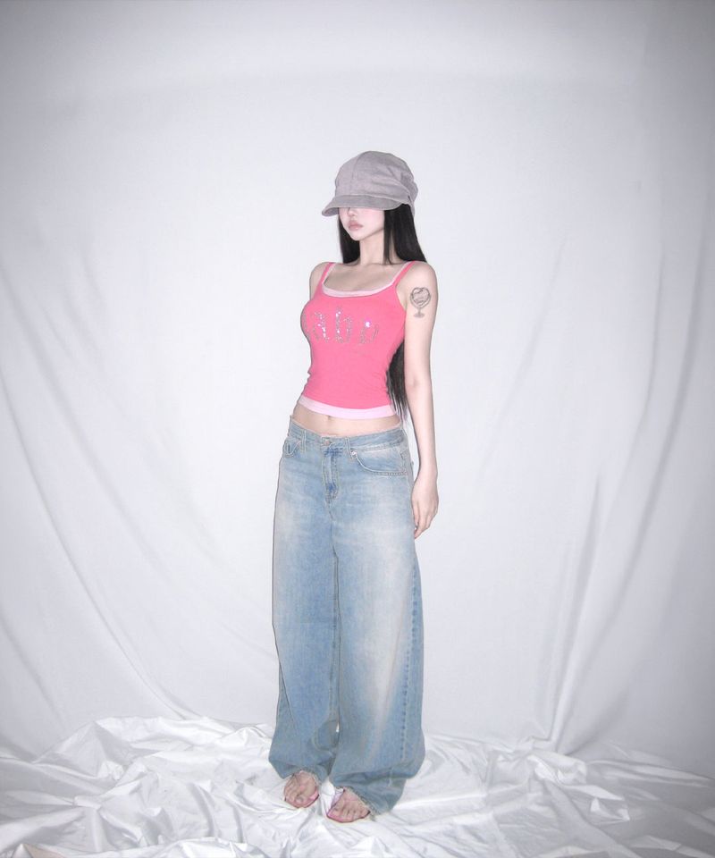 baby doll layered top (3colors)