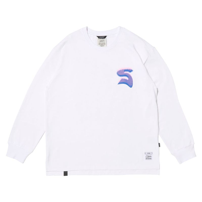 MAGIC OVERSIZED LONG SLEEVES T-SHIRTS BLACK / WHITE
