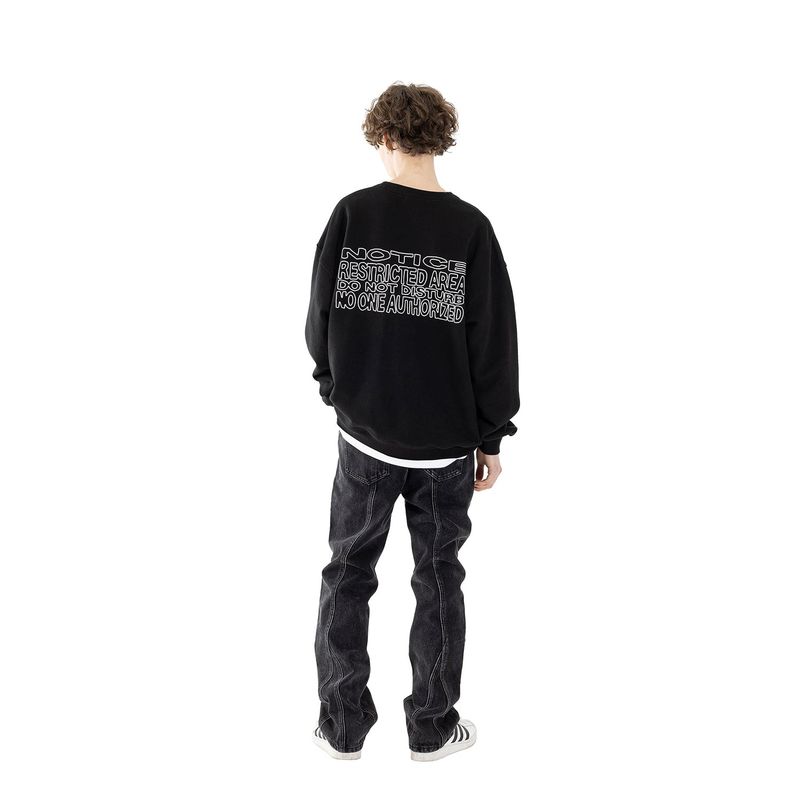 RESTRICTED AREA SWEAT SHIRTS MSHCR002-BK