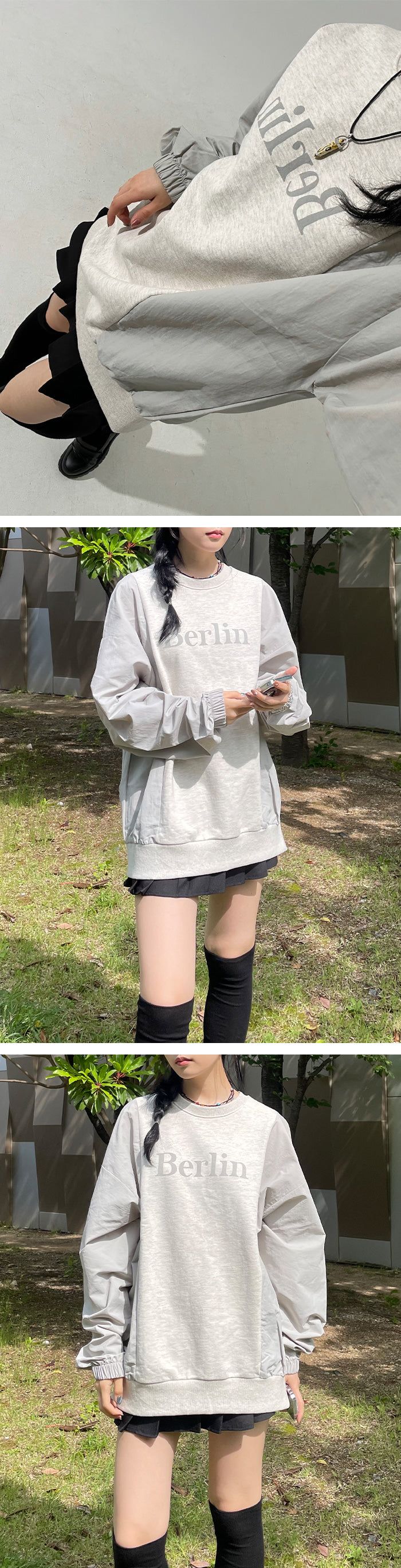 Coloration Over Sweatshirt