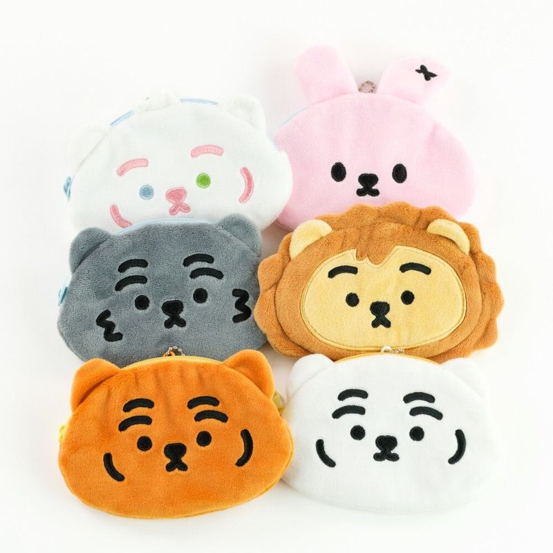 MUZIKTIGER FLUFFY FLATTY COIN POUCH