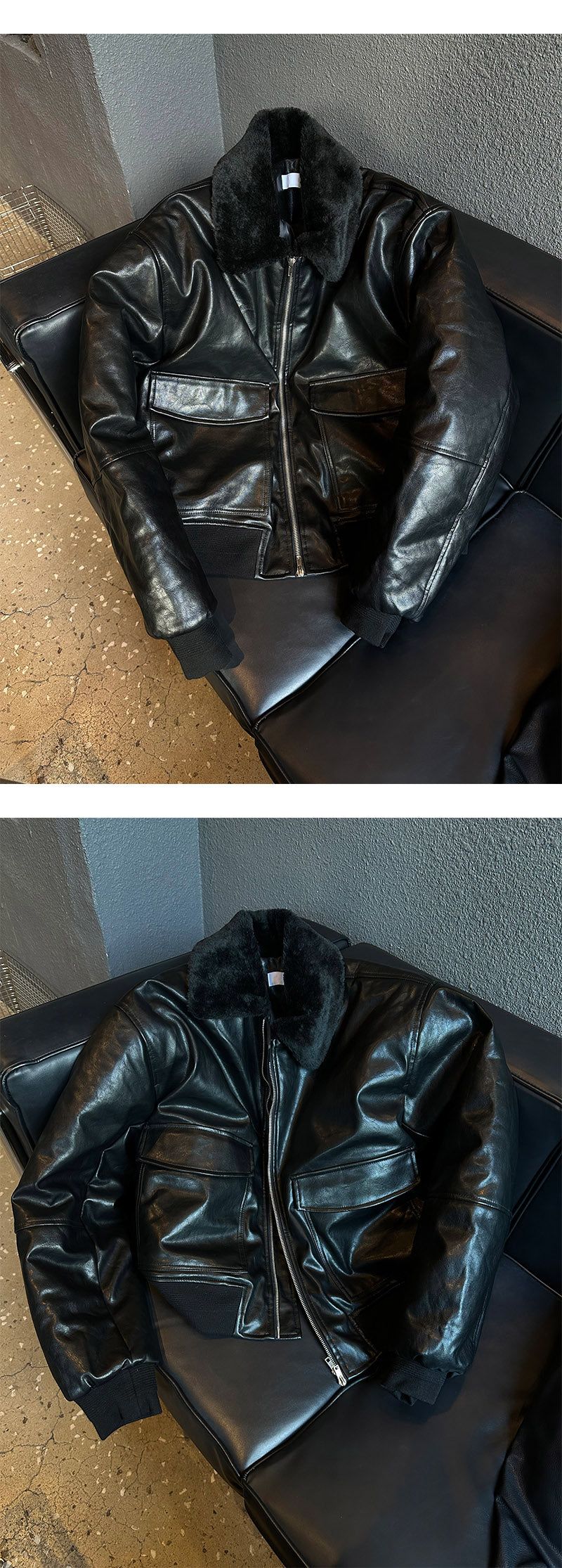  [F/W] Leather sheep mustang