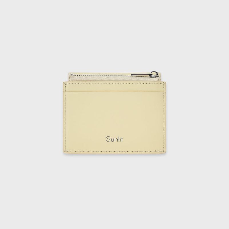 Sunlit Zipper Card Case (Butter)