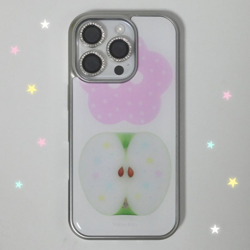 WATERJEAN（ウォータージン）の「[MADE] cotton apple silver bumper case（Smartphone Accessories）」