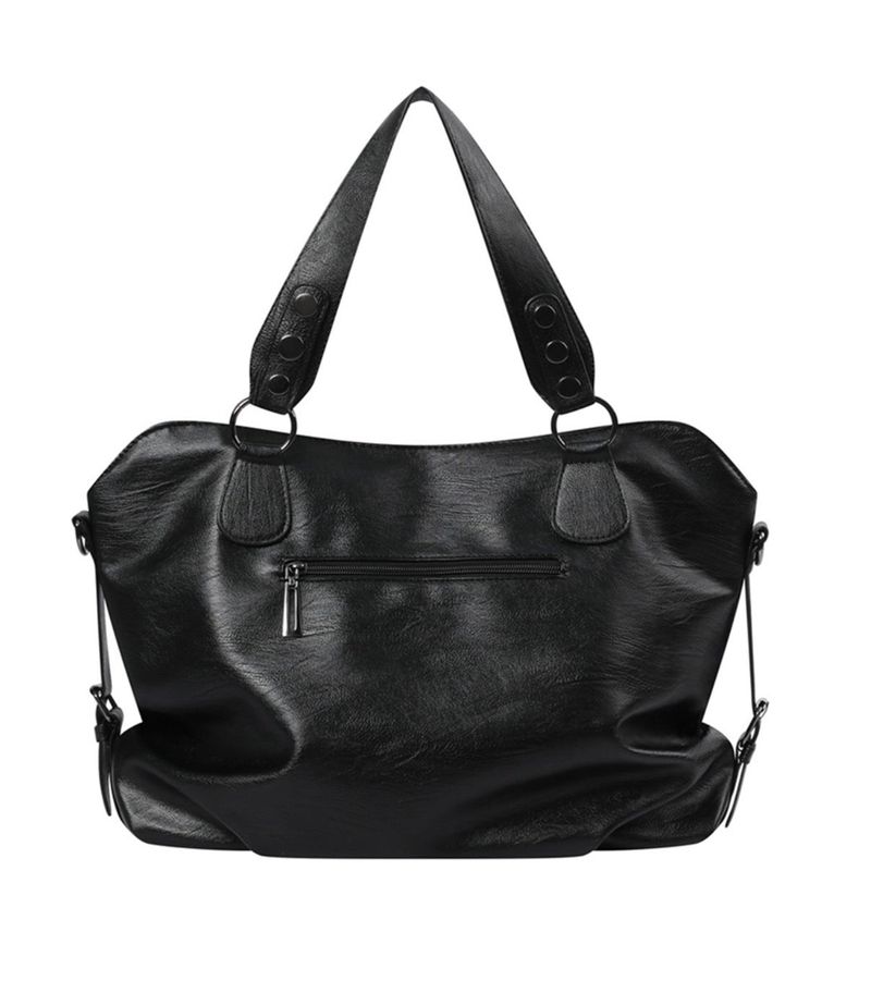 LUMA METAL LOGO LEATHER CROSS SHOULDER BAG UNISEX