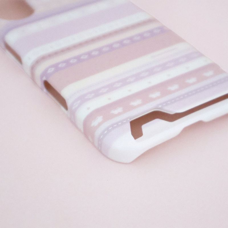 [MADE] Soft stripe case (Cocoa purple)