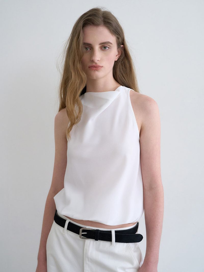 Not your rose（ノットユアローズ）の「Chloe blouse (Ivory)（Tops）」