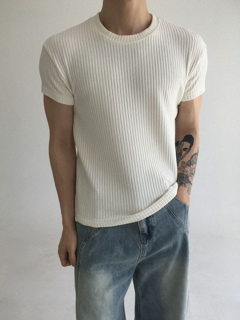 crop ned short sleeve(3colors)