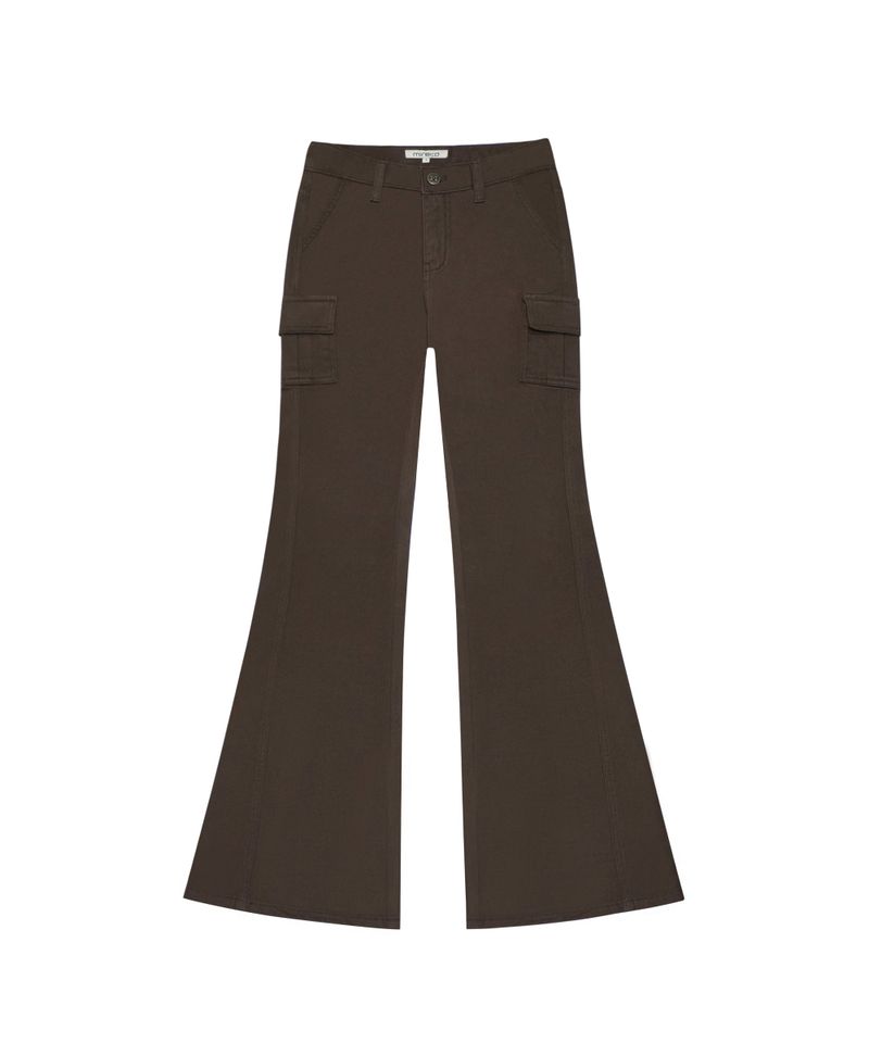 BUTTON LOW BOOTS-CUT PT BROWN
