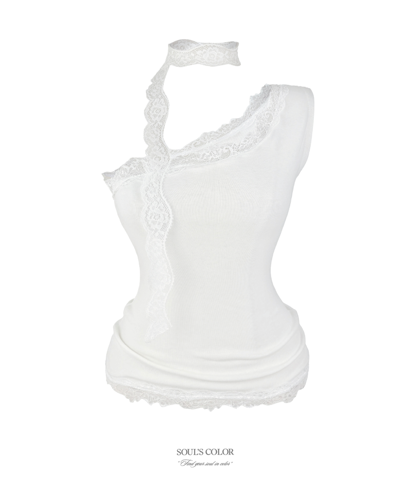 Seren Lace Strap Top (3color)