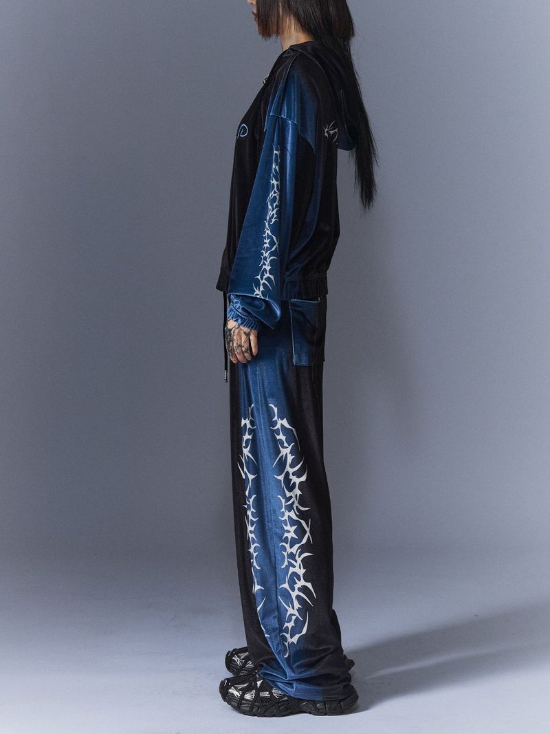 Tribal Velvet Pants(BK)