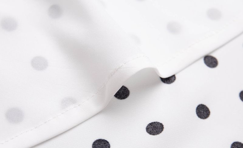 dot halter-neck sleeveless V-neck long dress