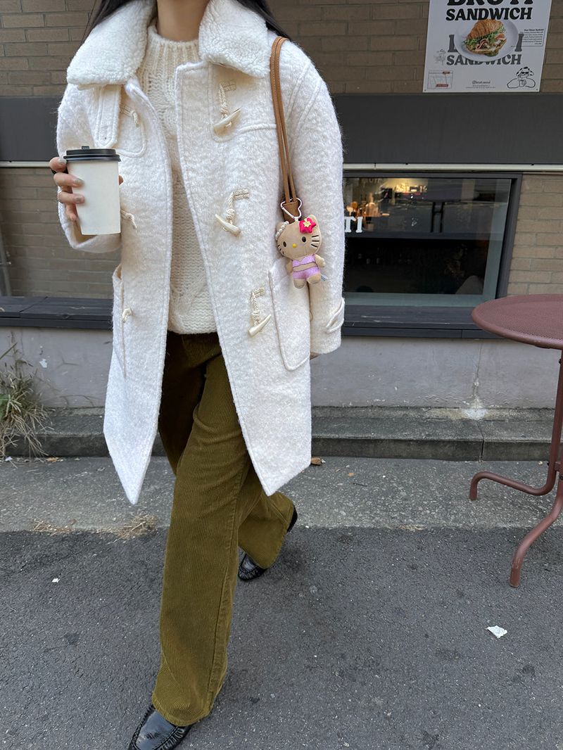 [MADE] ROIT WOOL ALPACA HANDMADE SHEARLING KARA COAT
