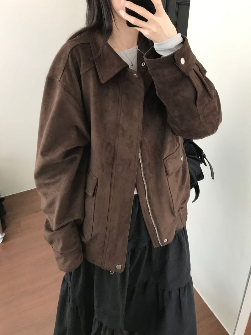 Kitten（キッテン）の「Rave Suede Jacket (3 colors)（Jackets/Outerwear）」