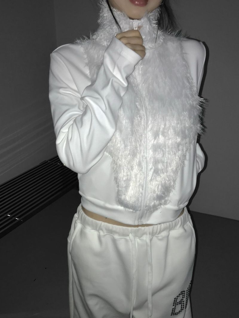 plumage zip-up (2 color)