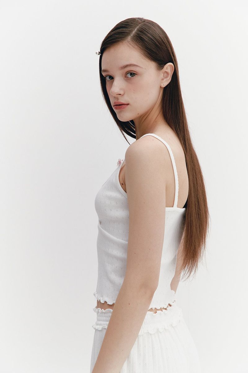 Wave Sleeveless Ivory