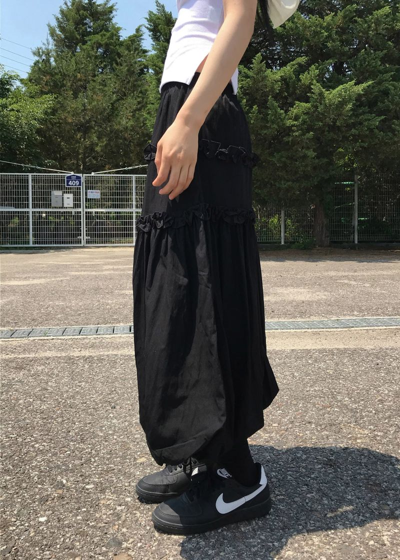 FRILL PUFF SKIRT