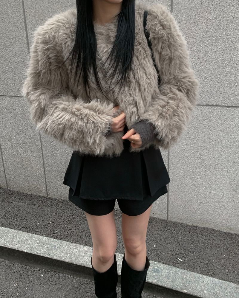 Pleated pants skirt