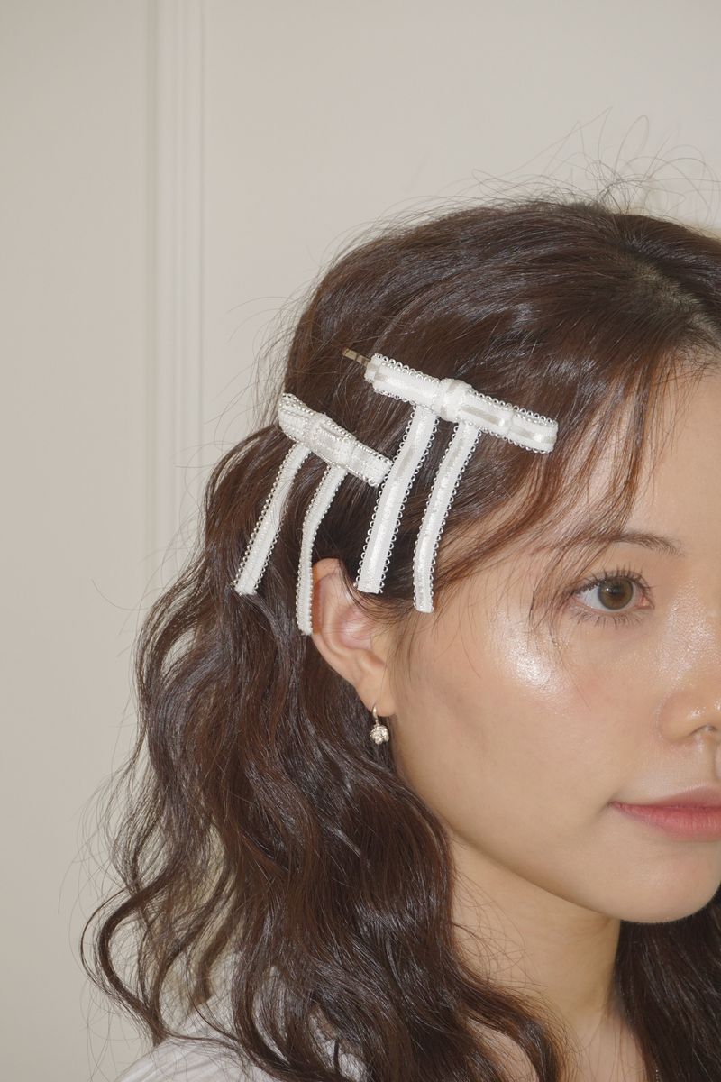 LACE RIBBON HAIRPIN 2PS SET