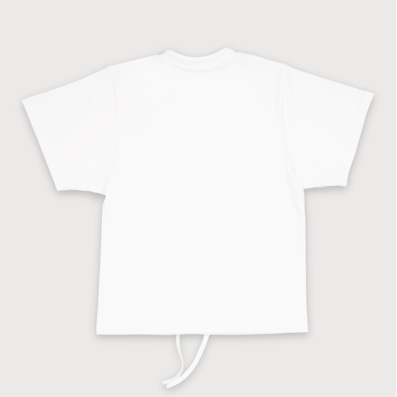  RIBBON ROCK T-SHIRT WHT