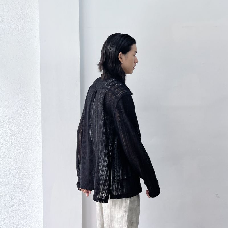 Dual-Pocket Sheer Shirt