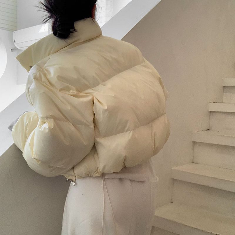 [BELLIDE MADE] Smoke Creamy Two-Way Short Padding