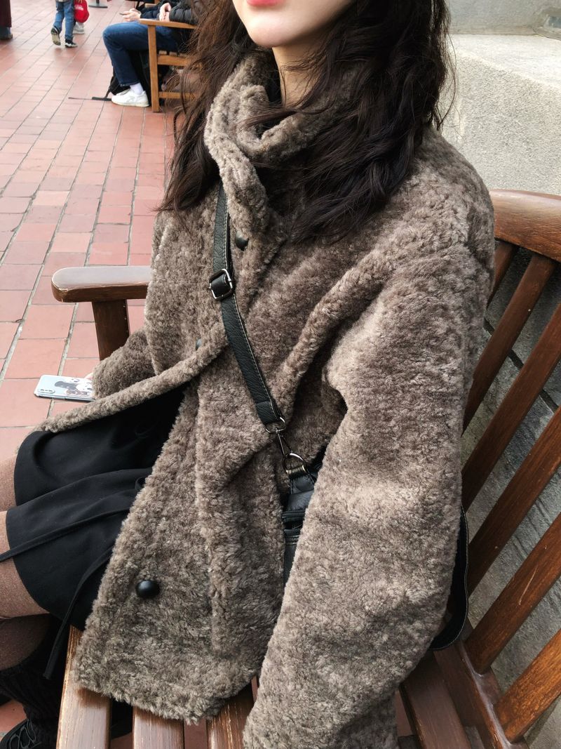 Gumi Suede Fur Coat (4c)