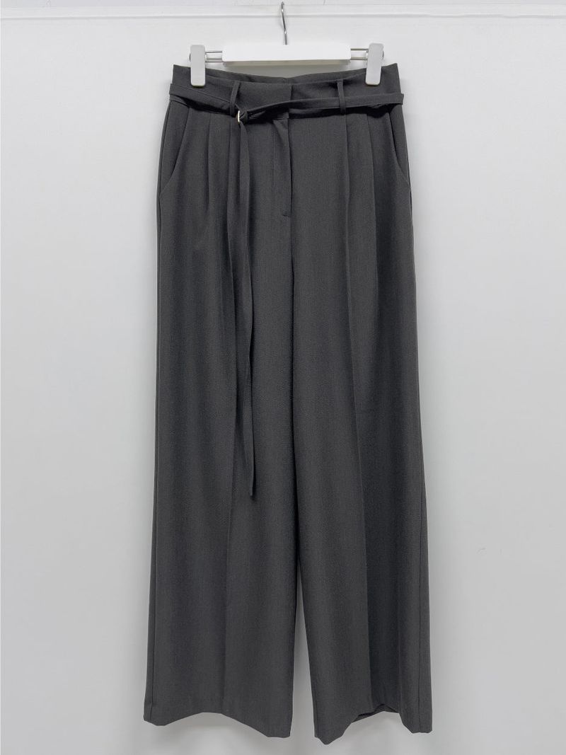 Davi Belted Wide Slacks