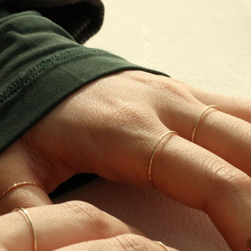 14K GOLD CUTTING RING_2COLOR