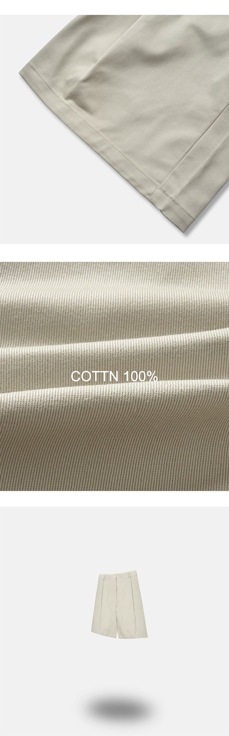 [S/S] Label bermuda cotton pants(4color)