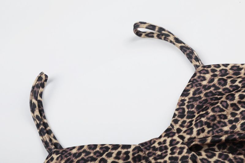 Sera Leopard Ribbon Camisole