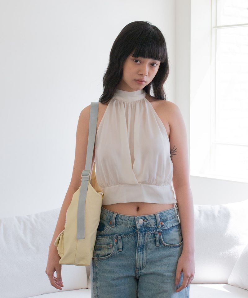 Pebble Hobo Bag - Butter Yellow