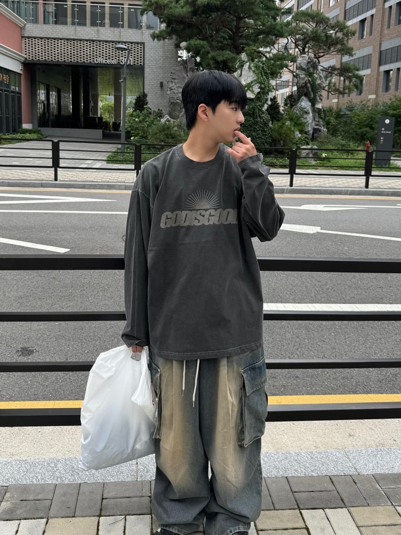 western cargo balloon pants