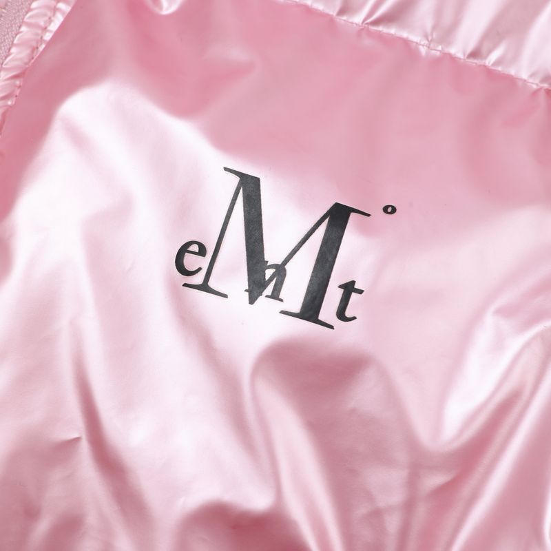 FAVE HIGH NECK GLOSSY CROP PADDING (3COLOR)