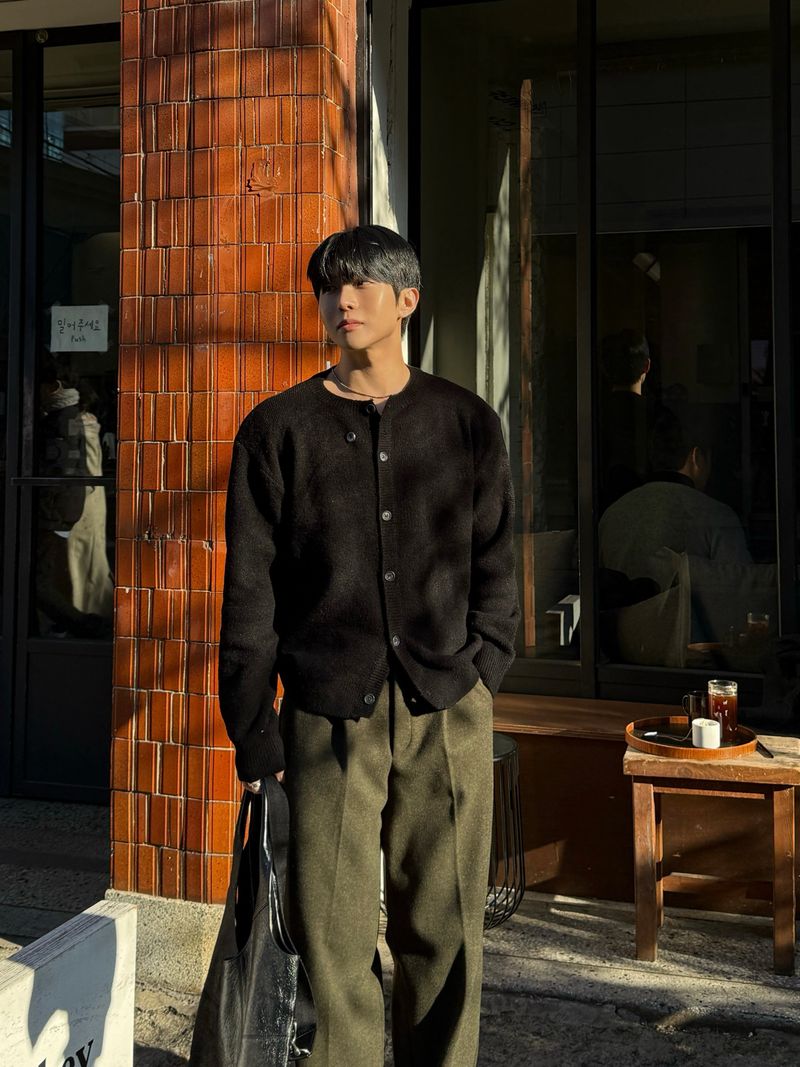 Double button cardigan
