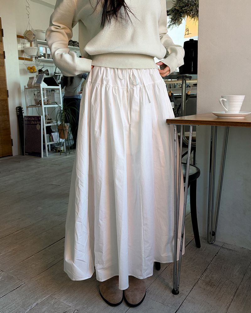 Belbon long skirt