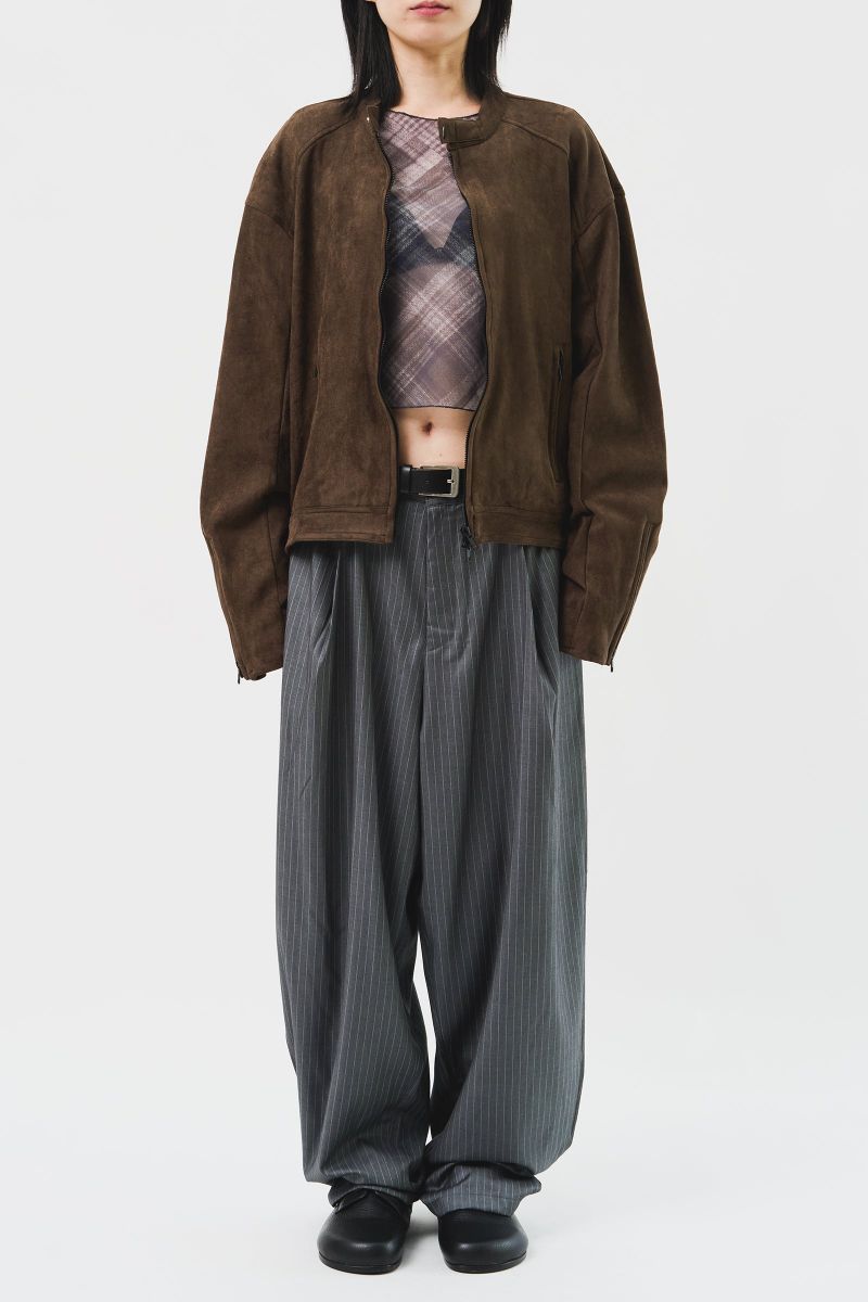Pan Herringbone Striped Trousers (3color) 