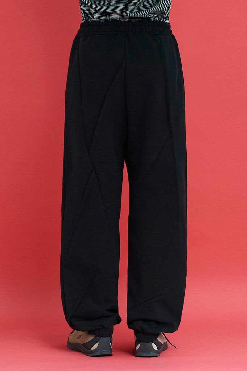 DART SWEATPANTS / BLACK
