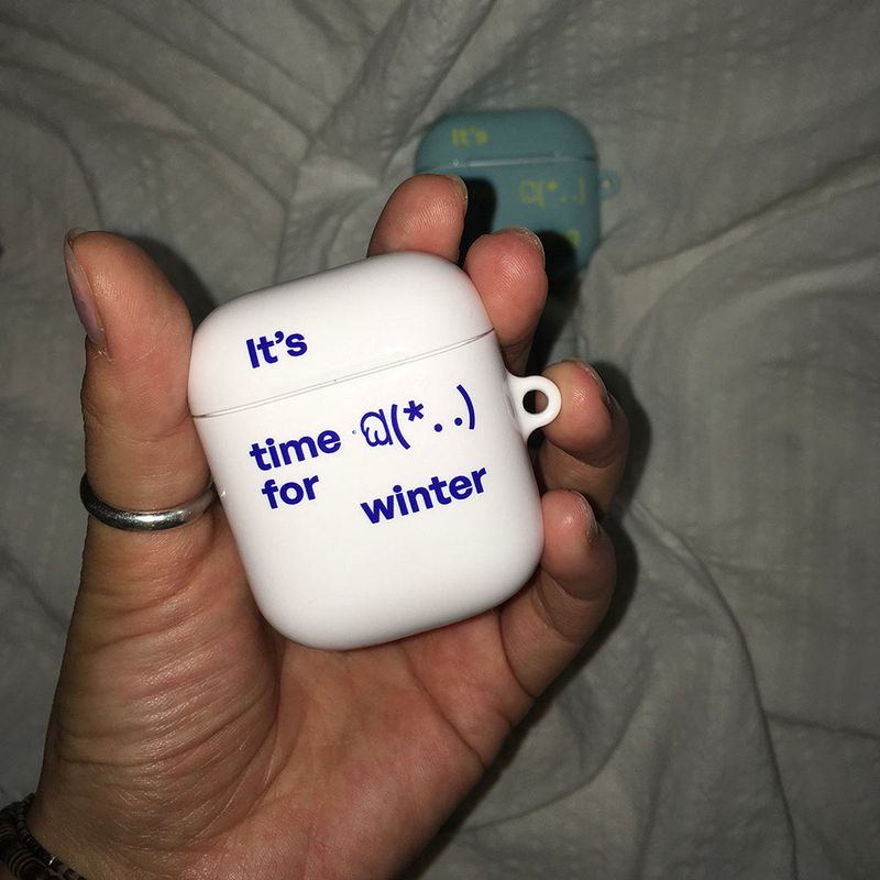 226STUDIO（226スタジオ）の「It's time for winter (white) airpod case（Smartphone Accessories）」