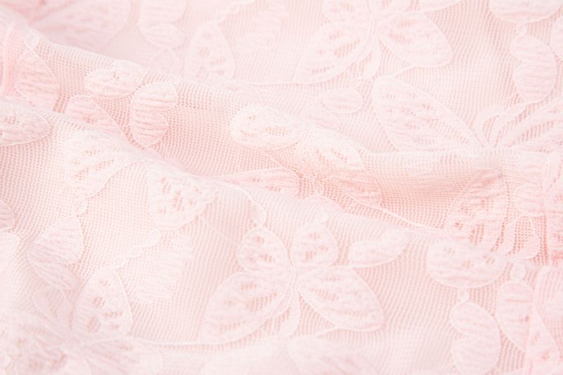 lace backless top pink butterfly