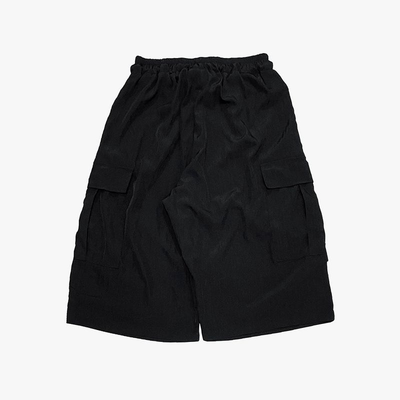 street shape capri shorts_black
