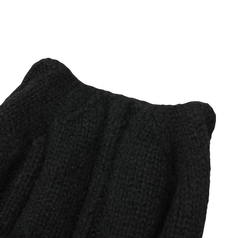 MISTY LEATHER PATCH CAT BEANIE