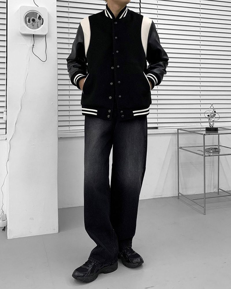 CR Obie wool varsity jacket (2 colors)